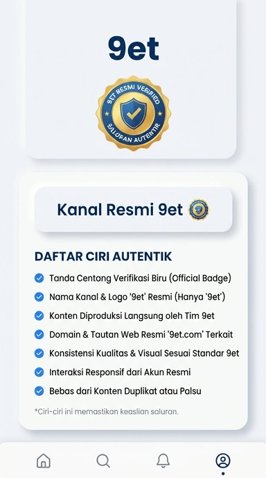 Kanal Resmi 9et untuk Pengguna Android di Indonesia