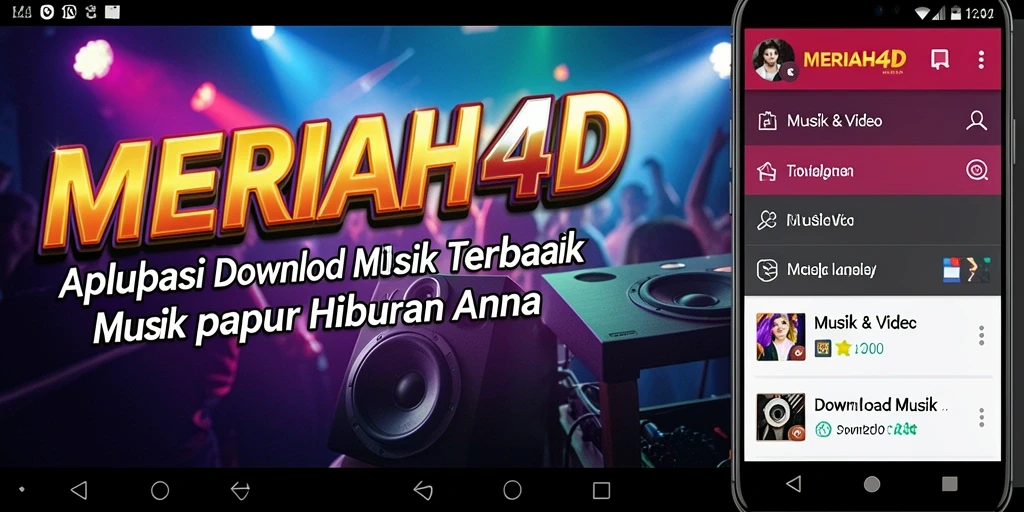 Tampilan antarmuka pengguna MERIAH4D untuk Download Musik yang menarik.