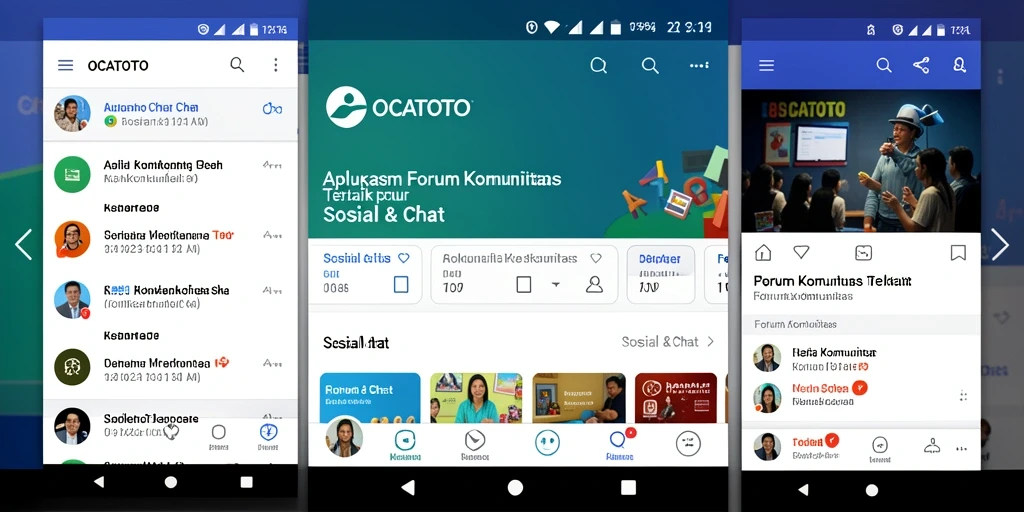 Tampilan antarmuka OCATOTO yang modern dan intuitif.