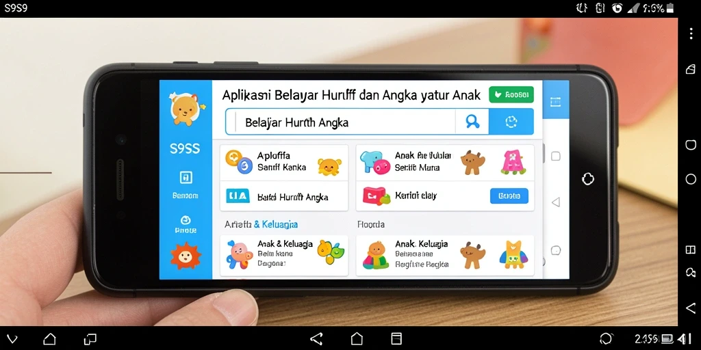 Tampilan antarmuka S9S9 yang interaktif dan edukatif.