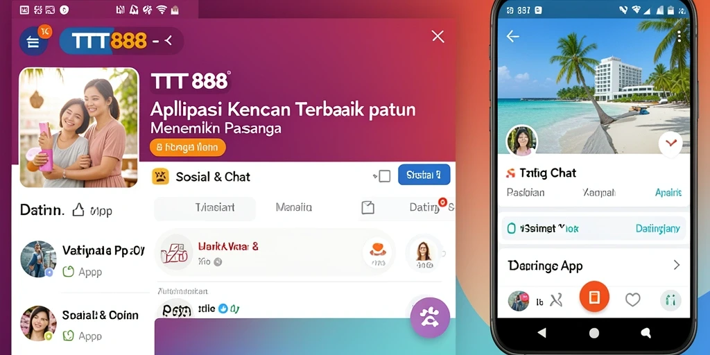 Tampilan antarmuka TTT888 yang menarik dan mudah digunakan untuk kencan.